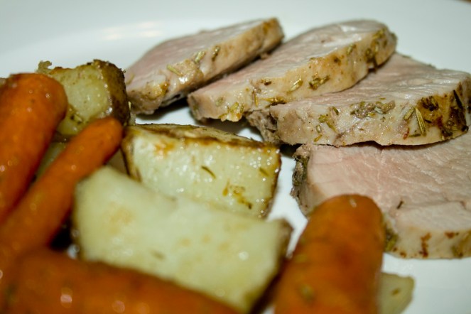 Pork Tenderloin w_Potatoes and Carrots
