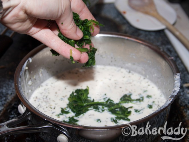 White Vegetable Lasagna - Bakerlady
