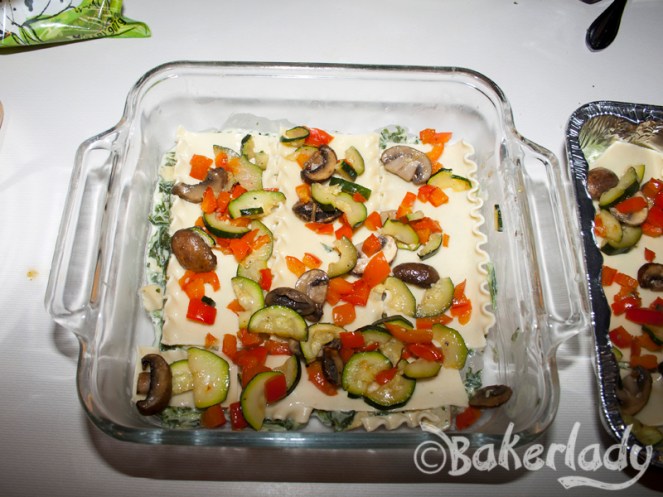 White Vegetable Lasagna - Bakerlady