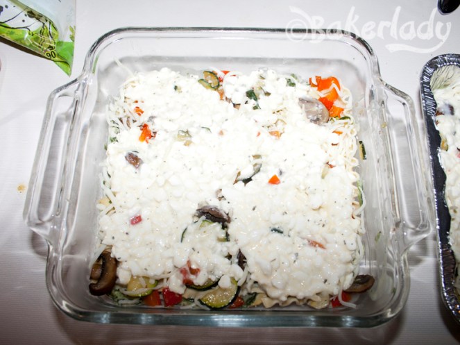 White Vegetable Lasagna - Bakerlady