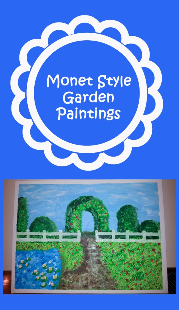 Monet Style Garden Paintings