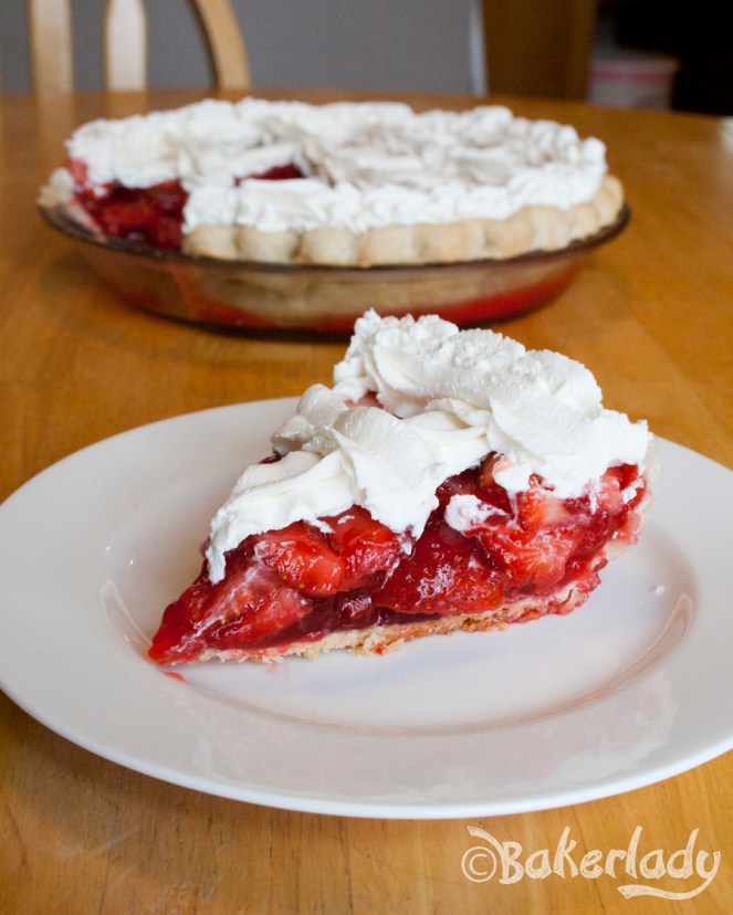 Easy Strawberry Pie - Bakerlady
