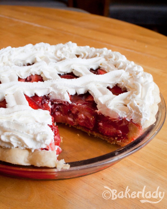 Easy Strawberry Pie - Bakerlady