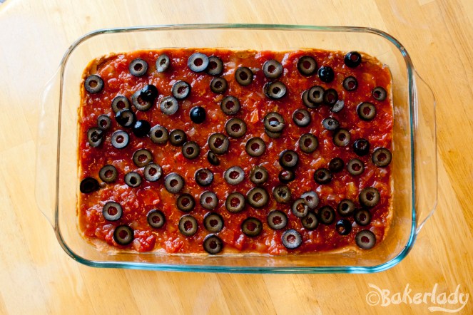 Festive 4th of July Flag Bean Dip - Bakerlady