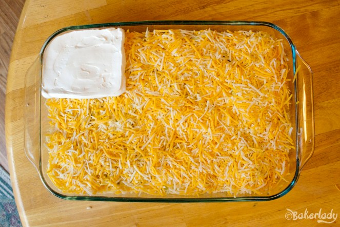 Festive 4th of July Flag Bean Dip - Bakerlady