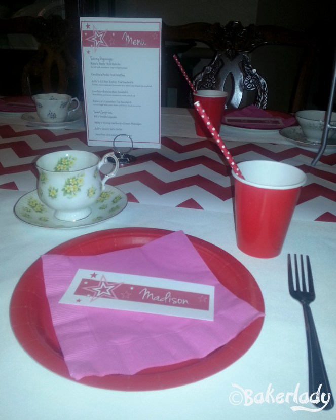 American Girl Tea Party
