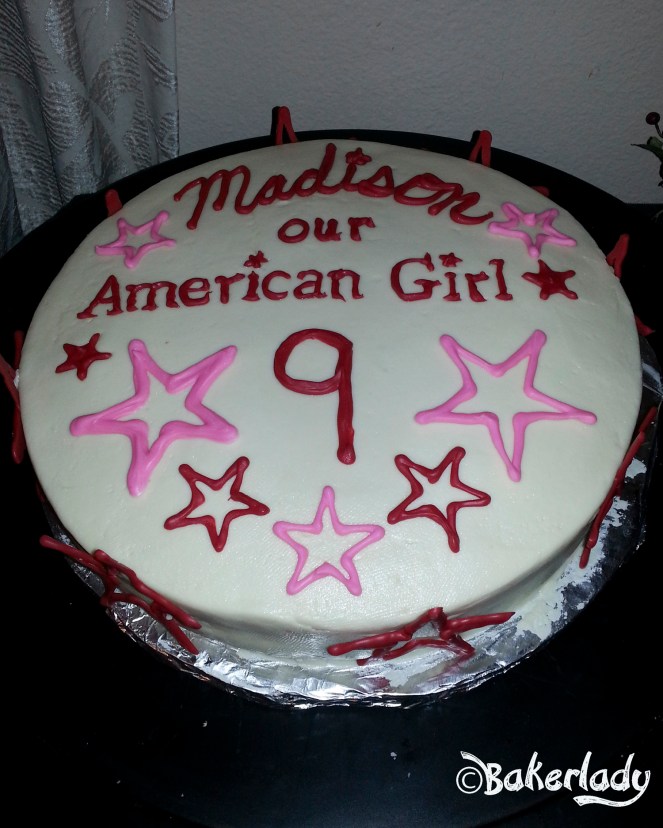 American Girl Birthday Cake